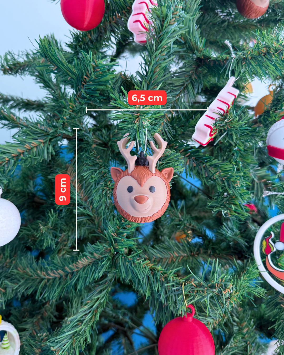 Yeni Yıl Ruhu Yılbaşı Ağacı Süsü Set