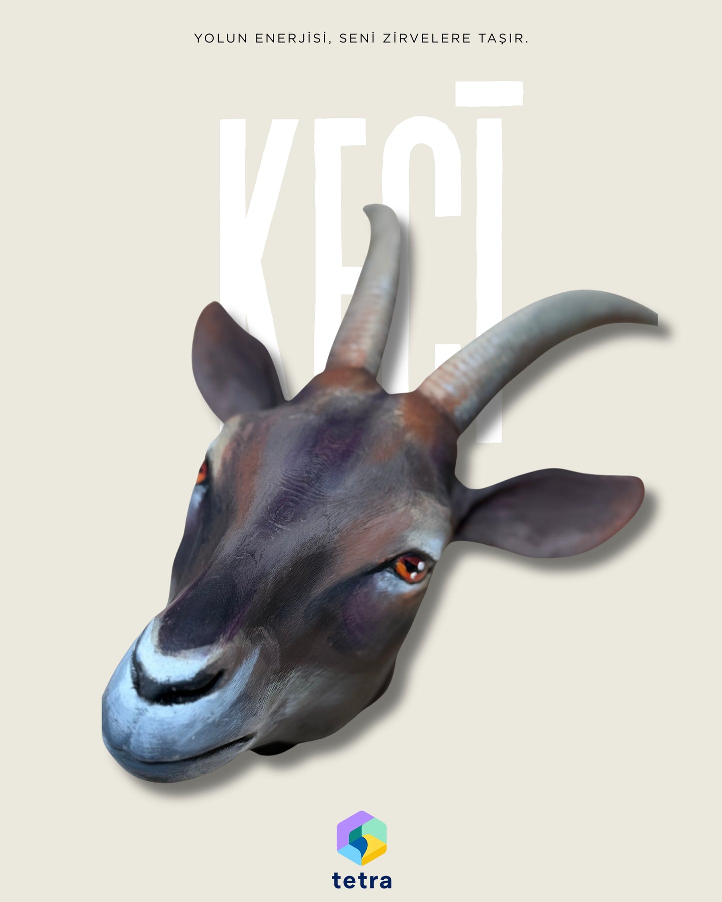 Kara Keçi Duvar Süsü