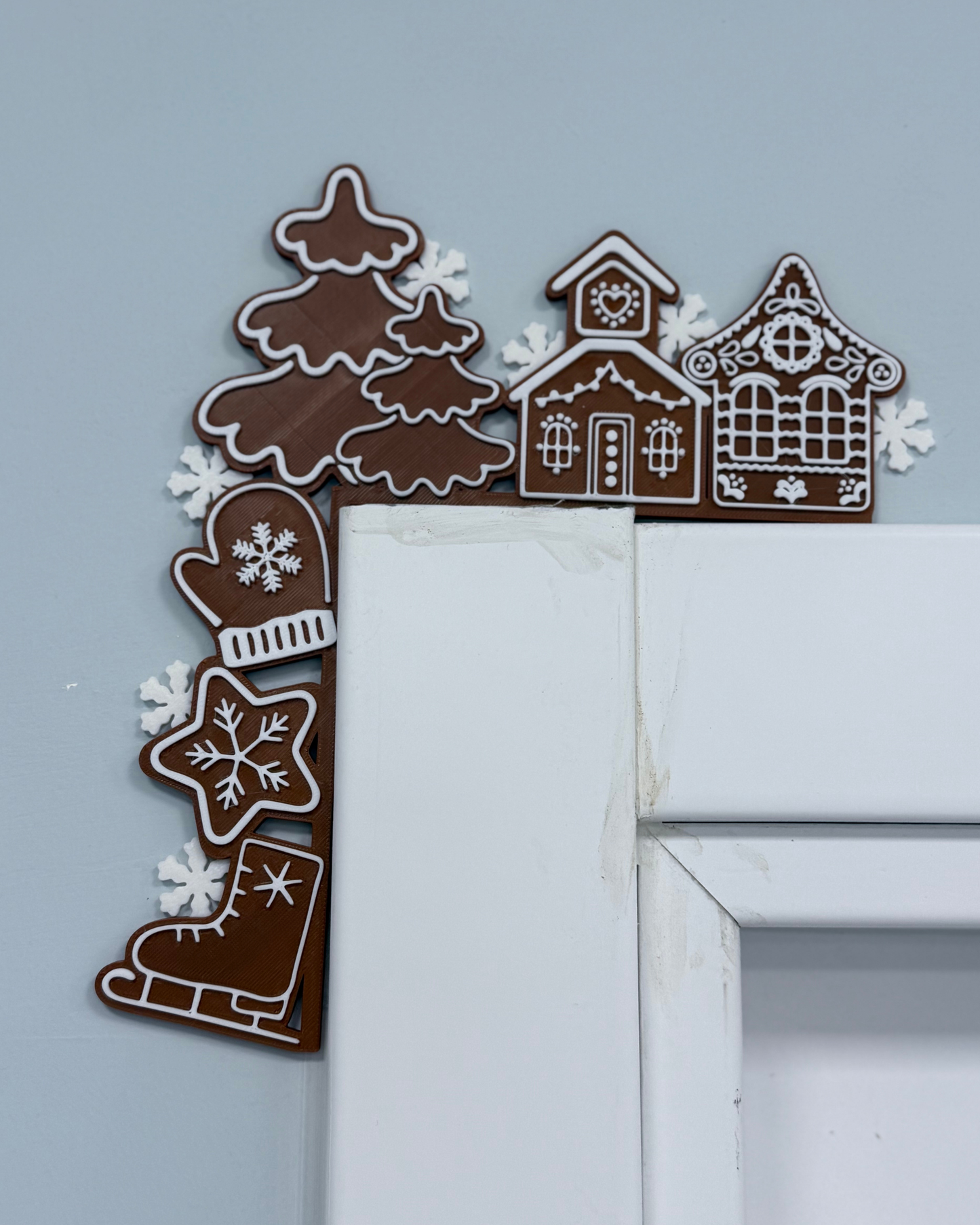 Kurabiye Yılbaşı Kapı Kenar Süsü