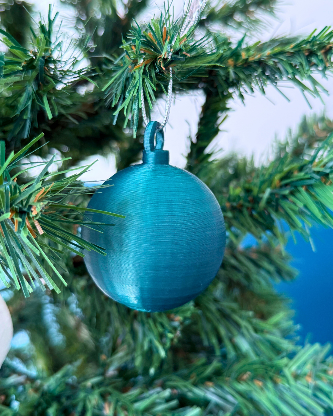 Klasik Yılbaşı Ağaç Süsleri Yeşil 8'li Set