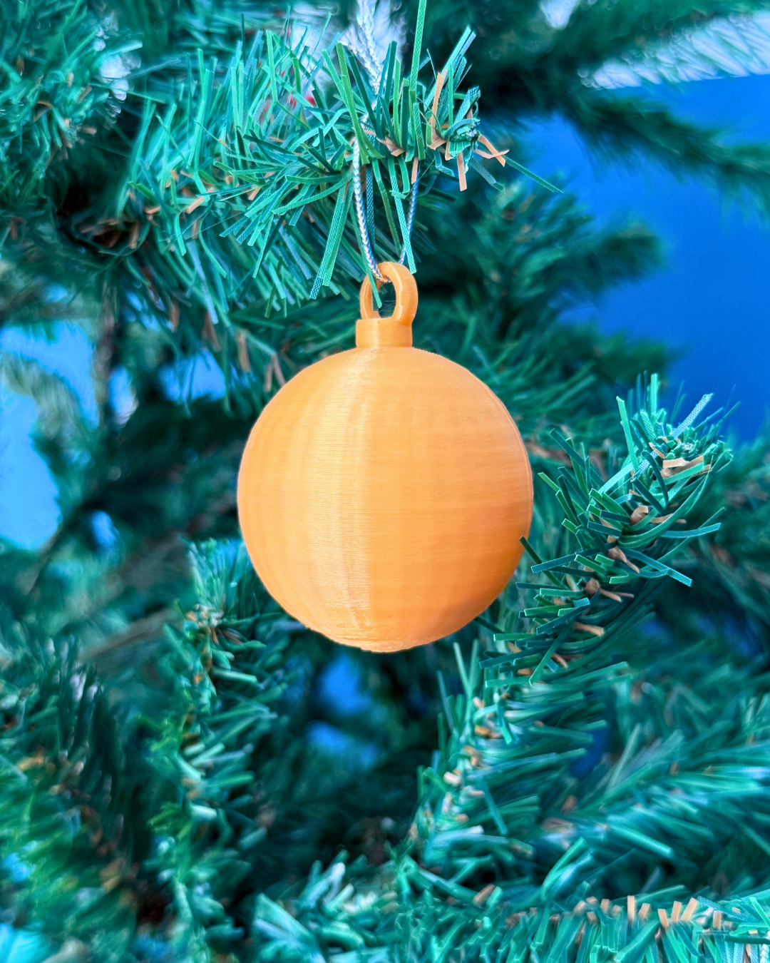 Klasik Yılbaşı Ağaç Süsleri Sarı 8'li Set