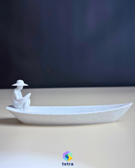 Balıkçı Kayık Figürlü Çubuk Tütsülük