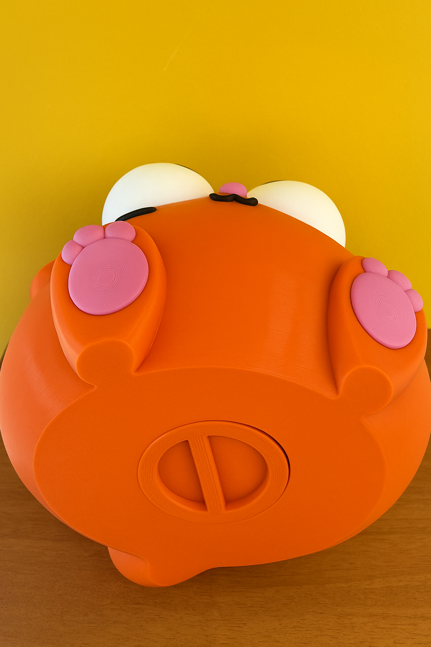 Tetra XL Kedi Kumbara – Sevimli Büyük Boy 3D Baskı Para Kumbarası