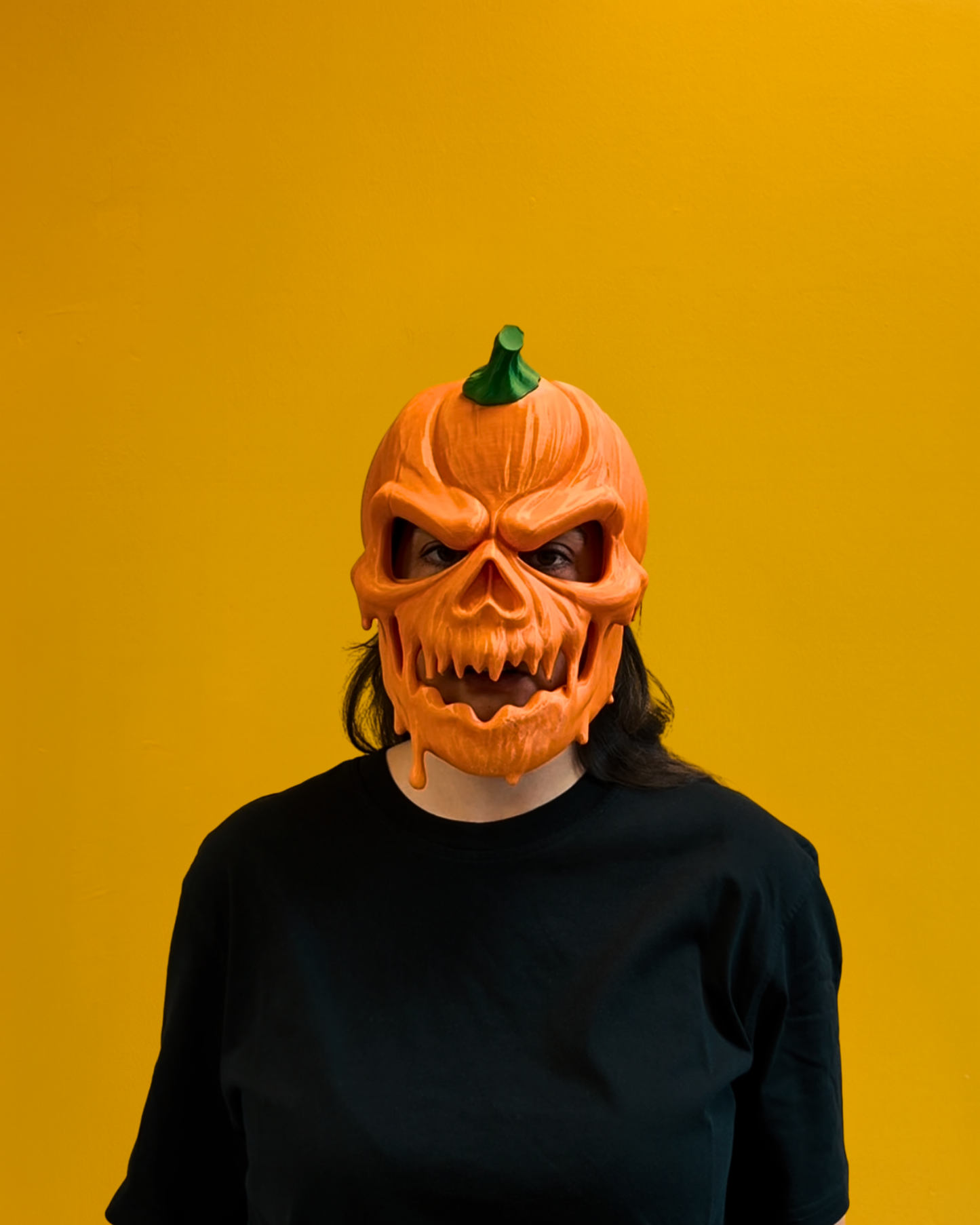 Akışkan Kabak Cadılar Bayramı Maskesi