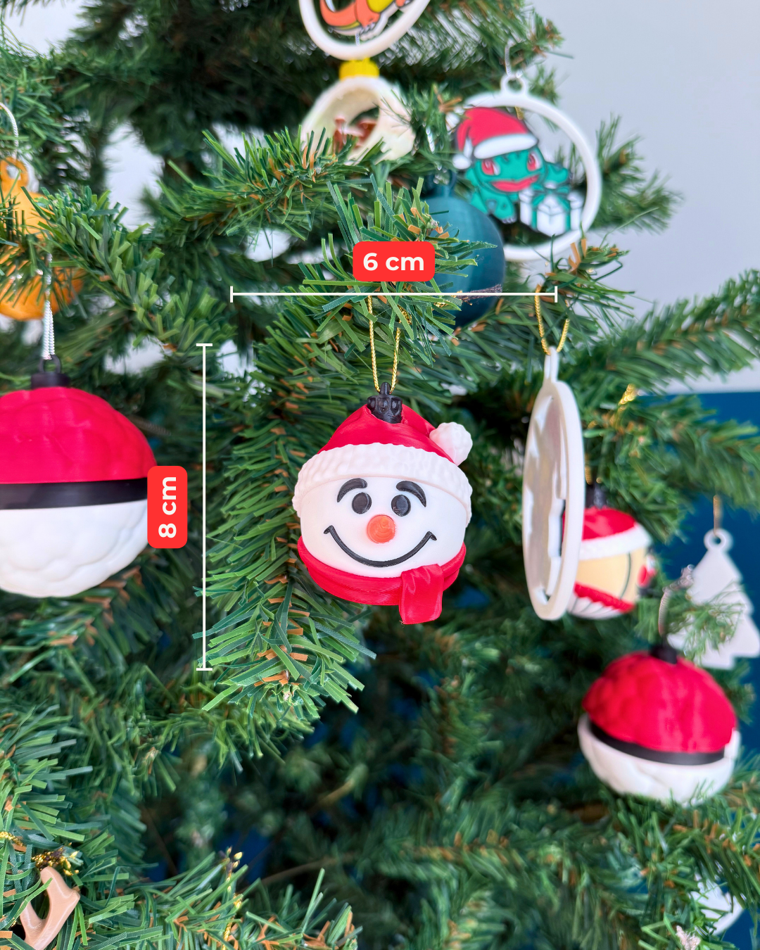 Yeni Yıl Ruhu Yılbaşı Ağacı Süsü Set