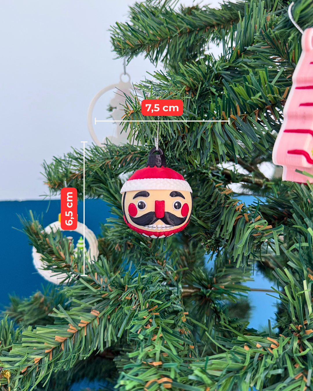 Yeni Yıl Ruhu Yılbaşı Ağacı Süsü Set