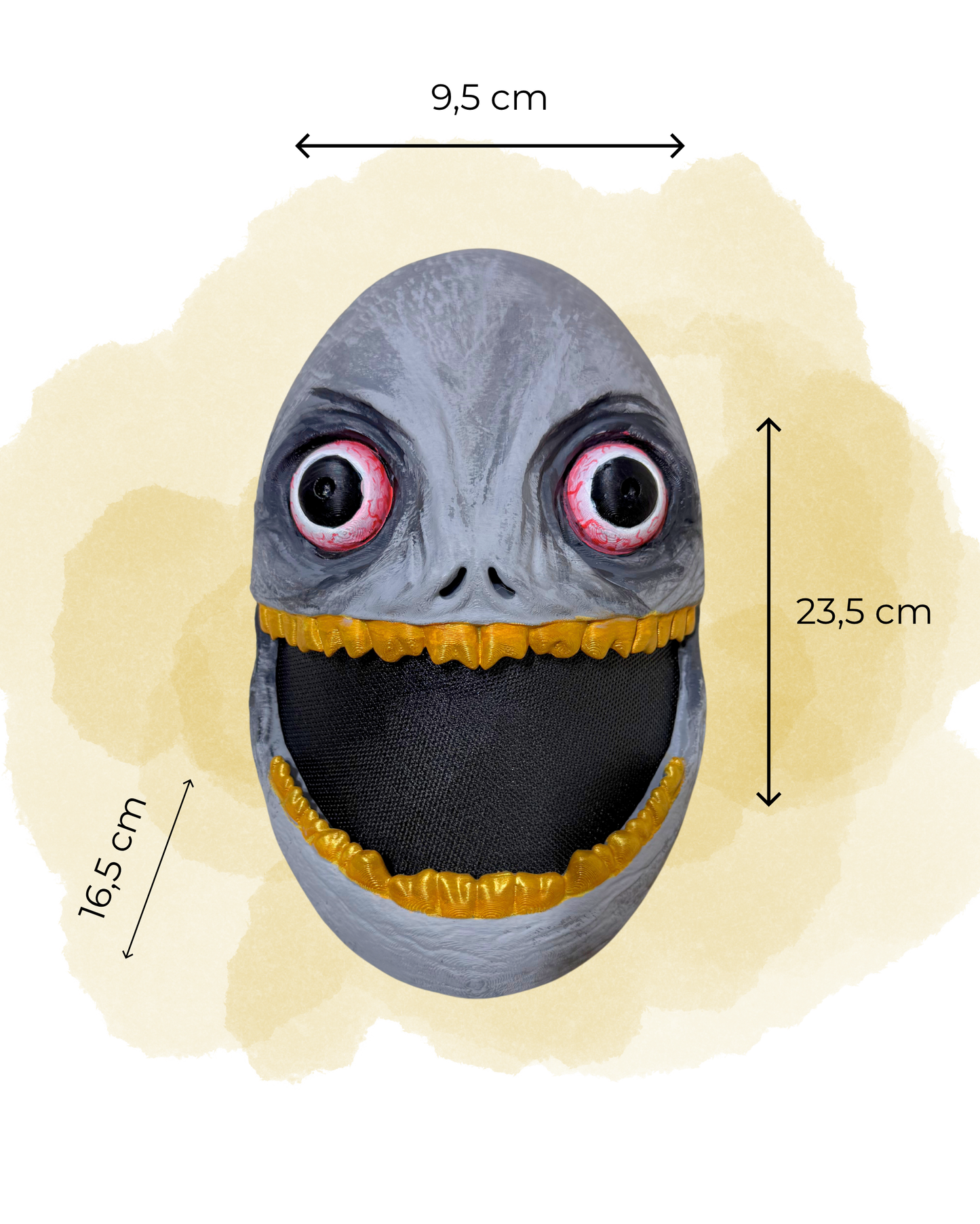 Ters Yüz Cadılar Bayramı Maskesi