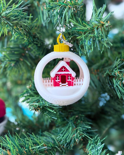 Kar Küresi Yılbaşı Ağaç Süsü Set