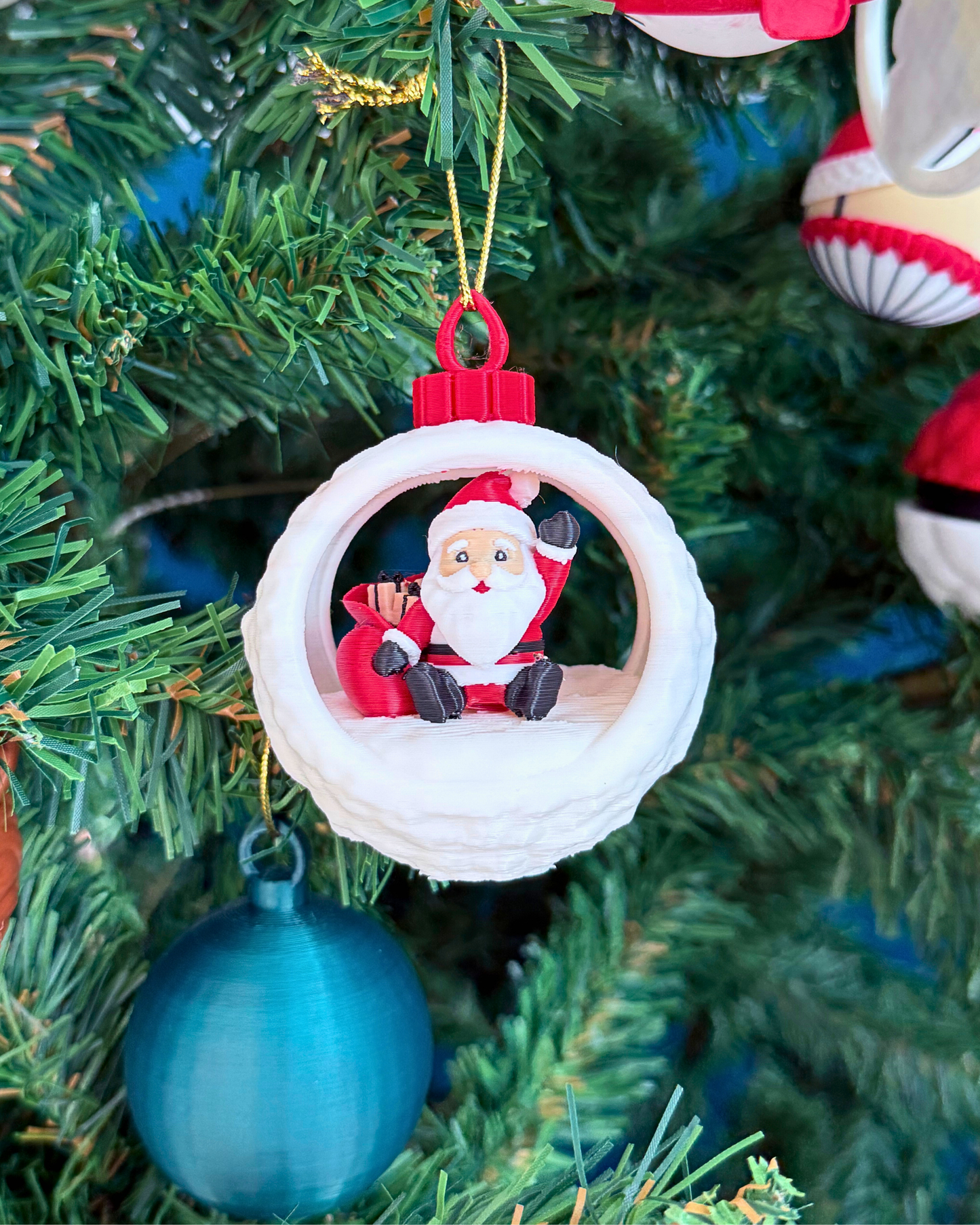 Kar Küresi Yılbaşı Ağaç Süsü Set