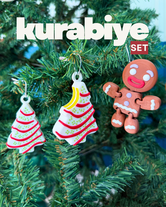 Kurabiye Yılbaşı Ağacı Süsü Set