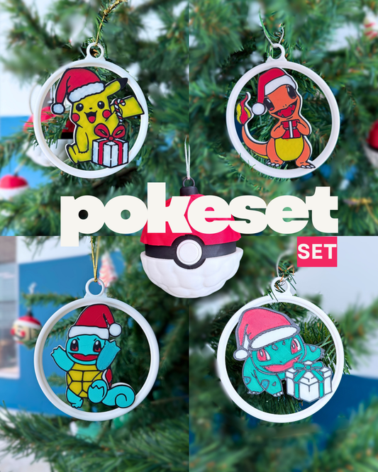 Pokeset Yılbaşı Ağacı Süsü Set