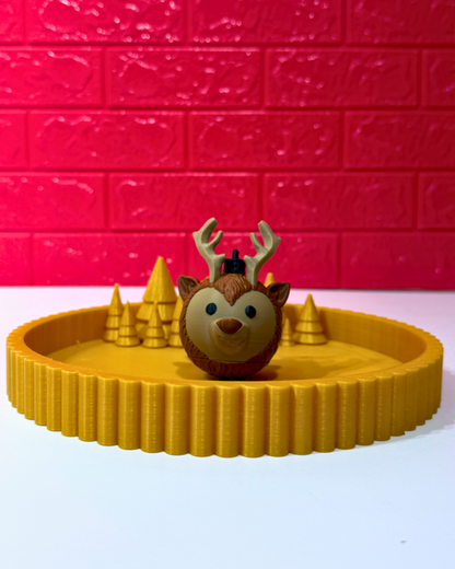 Tepsili Yeni Yıl Ruhu Yılbaşı Ağacı Süsü Set