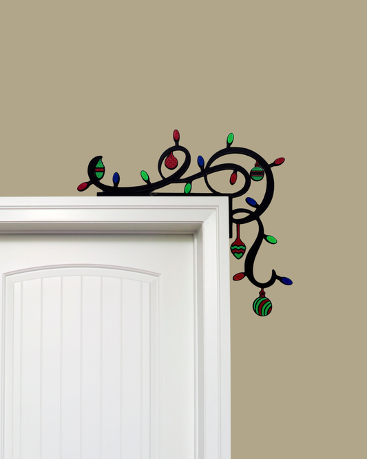 Yeni Yıl Işıkları Yılbaşı Kapı Kenar Süsü