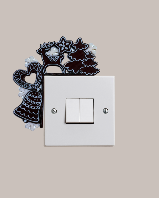 Kalpli Kurabiye Yılbaşı Işık Kenar Süsü