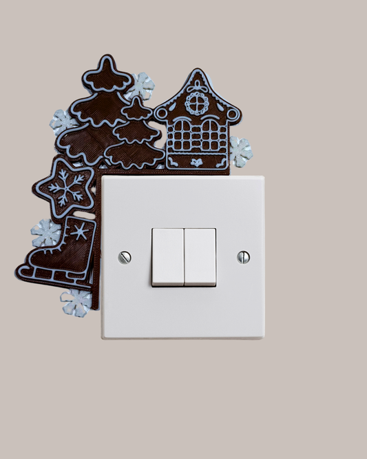 Yeni Yıl Kurabiye Yılbaşı Işık Kenar Süsü