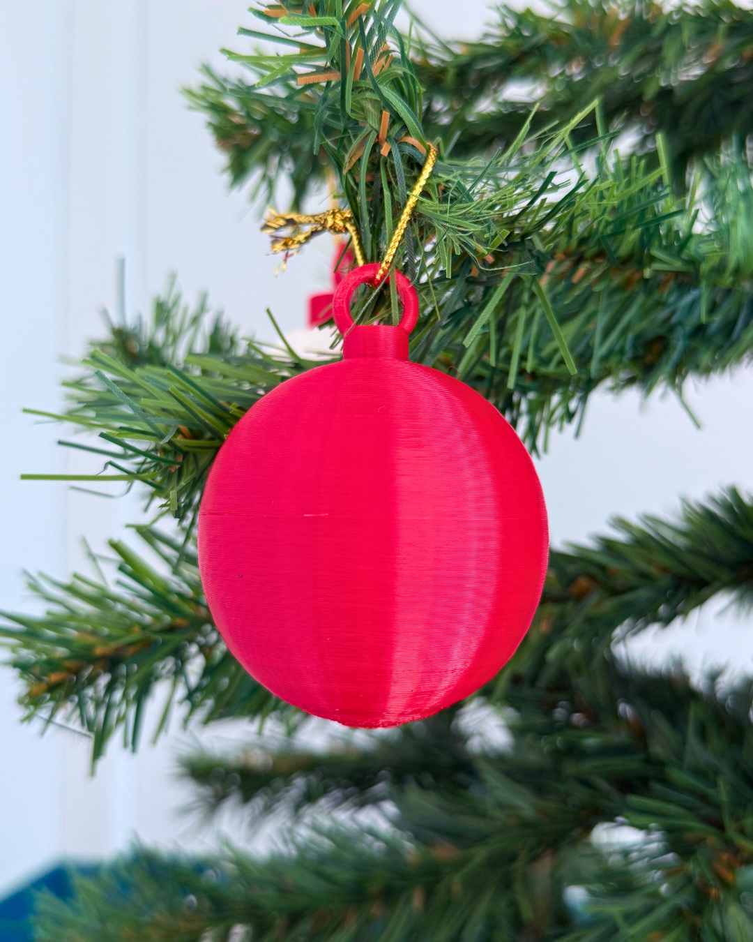 Klasik Yılbaşı Ağaç Süsleri Kırmızı 8'li Set